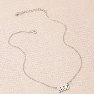 3/$30 🤍 Established “1996” Necklace